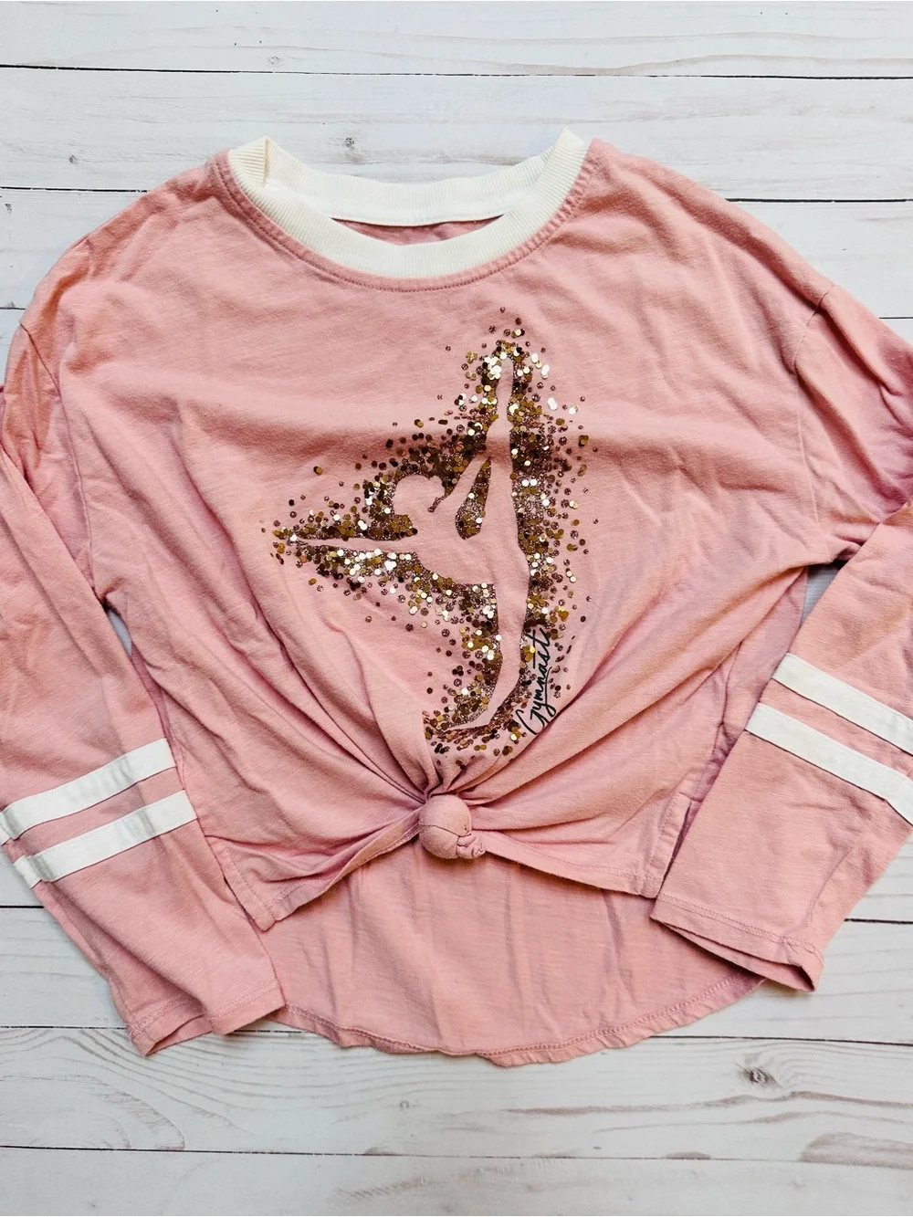 Justice Gymnast Top (size 8)